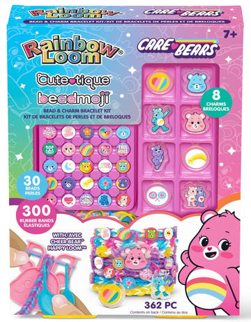 Rainbow Loom - Care Bears Beadmoji Cute-Tique – Bracelet Kit Crafts & Activity Books