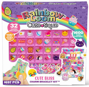 Rainbow Loom - Cute-tique Cute Bliss - Charm Bracelet Kit Crafts & Activity Books