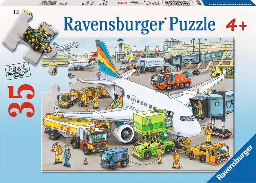 Ravensburger - Busy Airport Puzzle - 35pc