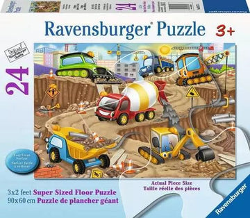 Ravensburger - Construction Fun Super Sized Floor Puzzle - 24pc Puzzles