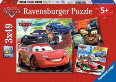 Ravensburger - Disney Cars: Worldwide Racing Fun Puzzle 3x49 pc