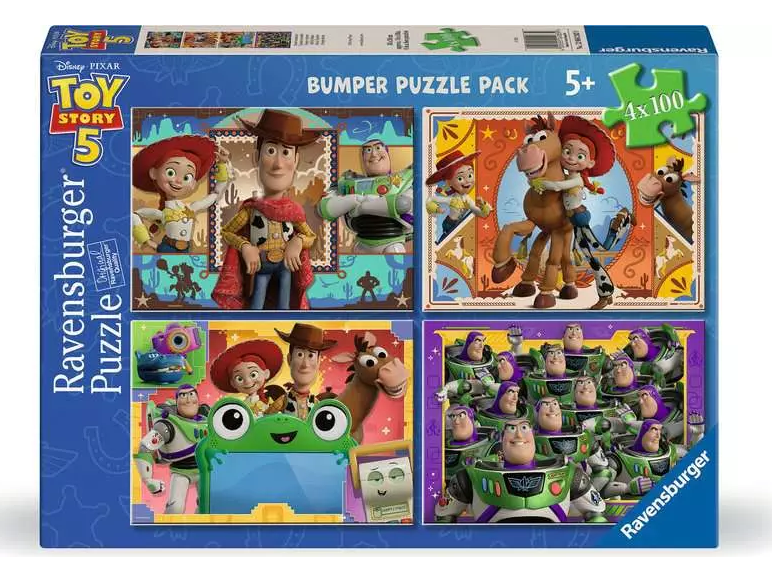 Ravensburger - Disney/Pixar Toy Story - Toy Story 5 - 4x100pc Puzzle