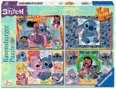 Ravensburger - Disney - Stitch - 4x100 Puzzles