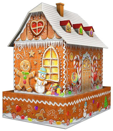 Ravensburger - Gingerbread House Night Edition 3D Puzzle Puzzles