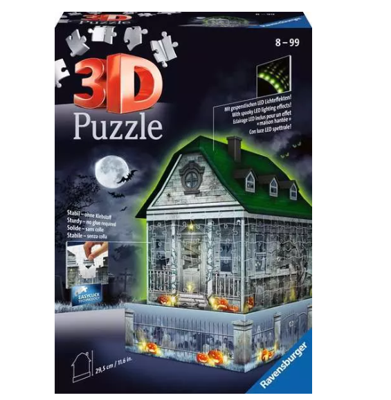 Ravensburger - Haunted House - Night Edition - 3D Puzzle - 216pc