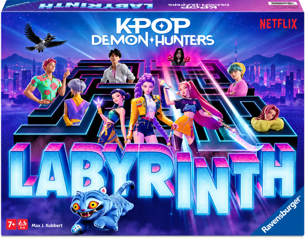 Ravensburger - Labyrinth - K-Pop Demon Hunters - Family Strategy Game