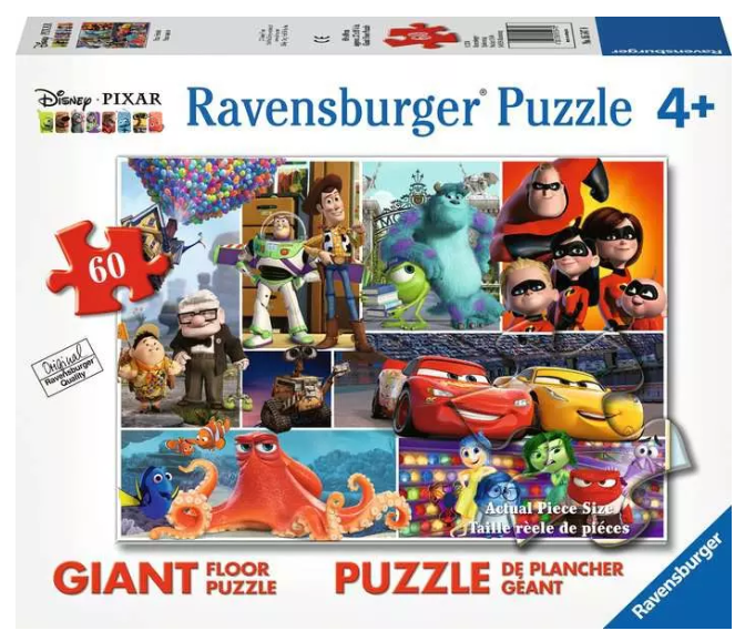 Ravensburger - Pixar Friends - 60pc Giant Floor Puzzle