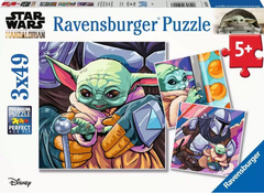 Ravensburger - Star Wars The Mandalorian - Grogu Moments - 3x49pc Puzzles