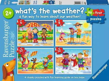 Ravensburger - What's the Weather? 4-Pack of Puzzles Puzzles