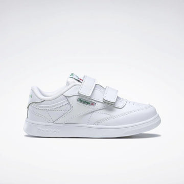 Reebok - Club C - Velcro Classic Sneaker - Toddler White/Glen Green