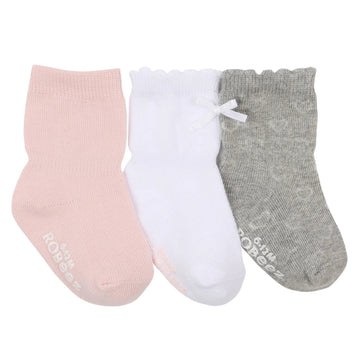 Robeez - Basics Socks - 3 Pack Girly Girl / 0-6m Baby & Toddler Clothing