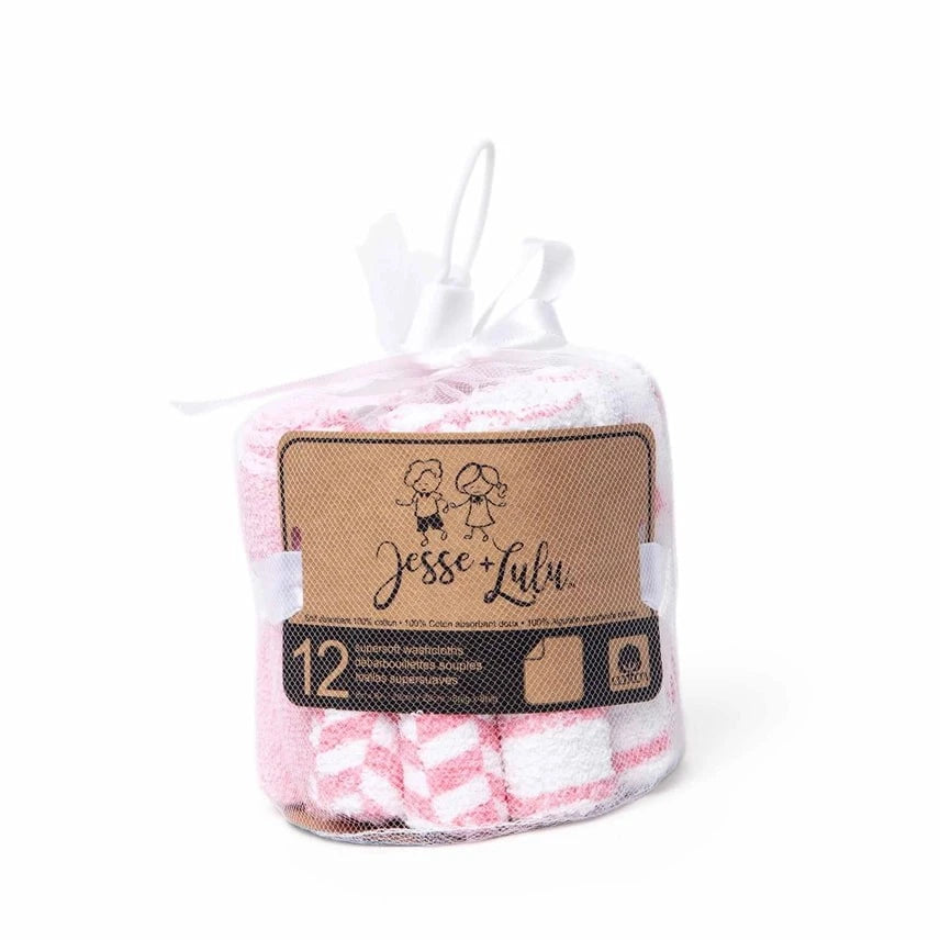 Jesse + Lulu - Cotton Washcloths (12 Pack)
