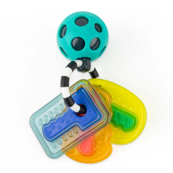 Sassy Baby - Drive n' Drool Keys - Teether & Rattle Toy