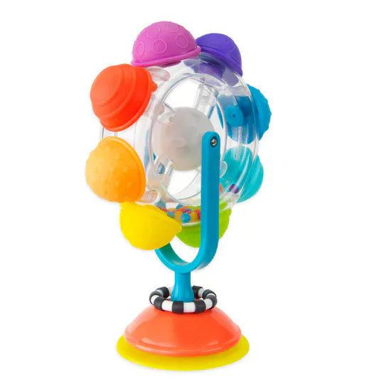 Sassy Baby - Light Up Rainbow Reel Tray Toy