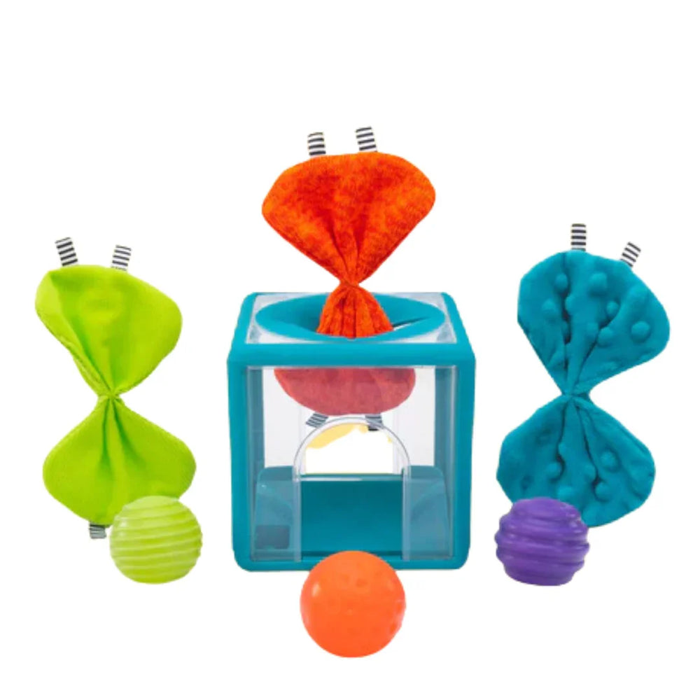 Sassy Baby - Sensory Surprise Tissue Box - Sensory Activity Toy