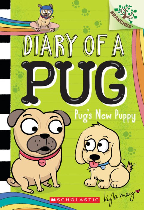Diary of a Pug #8: Pug's New Puppy (Paperback)