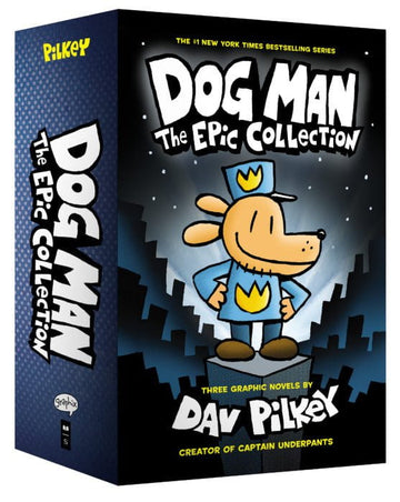 Scholastic - Dog Man: The Epic Collection (Books #1-3) Books