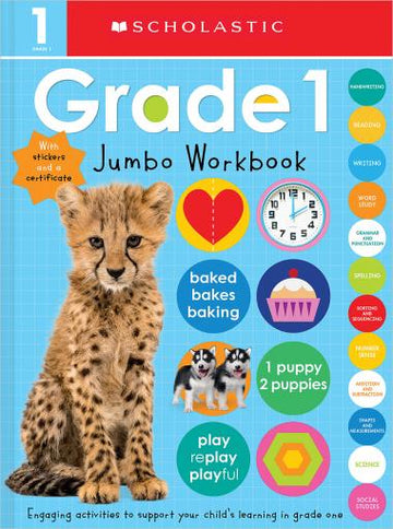 Scholastic - First Grade Jumbo Workbook: Early Learners (Jumbo Workbook) Books