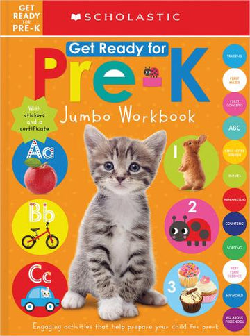 Scholastic - Get Ready for Pre-K Jumbo Workbook: Early Learners (Jumbo Workbook) Books