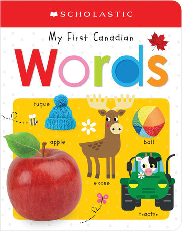 Scholastic - My First Canadian Words - Board Book Books