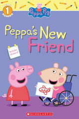 Peppa's New Friend - Peppa Pig Level 1 Reader with Stickers (Paperback)