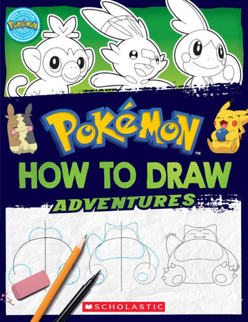 Scholastic - Pokemon: How to Draw Adventures Crafts & Activity Books