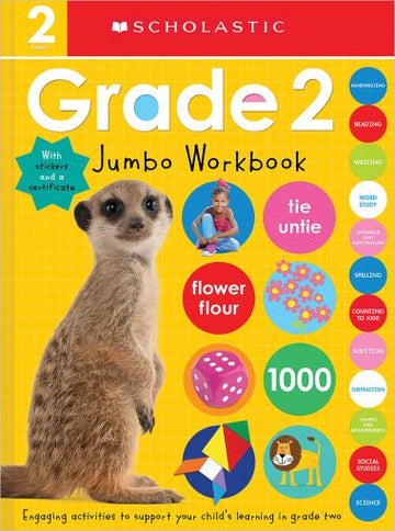 Scholastic - Second Grade Jumbo Workbook: Early Learners (Jumbo Workbook) Books