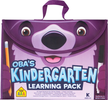 School Zone - Oba’s Kindergarten Learning Pack Crafts & Activity Books