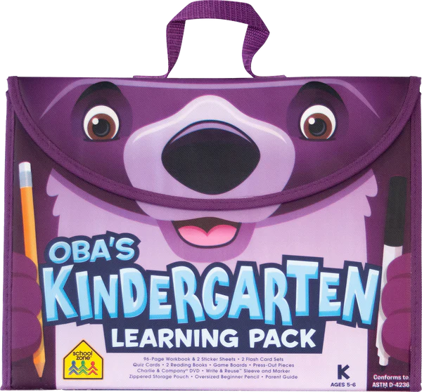 School Zone - Oba’s Kindergarten Learning Pack