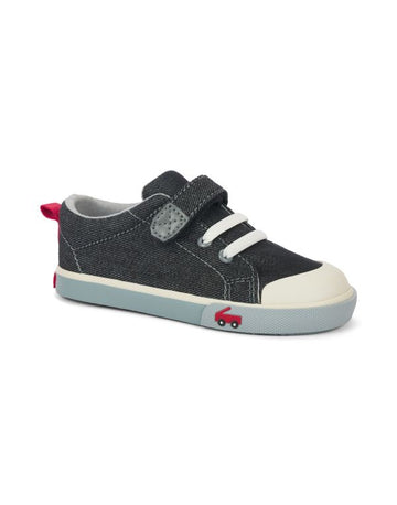 See Kai Run - Stevie II Shoes - Toddler Black Denim / 5 Shoes & Accessories