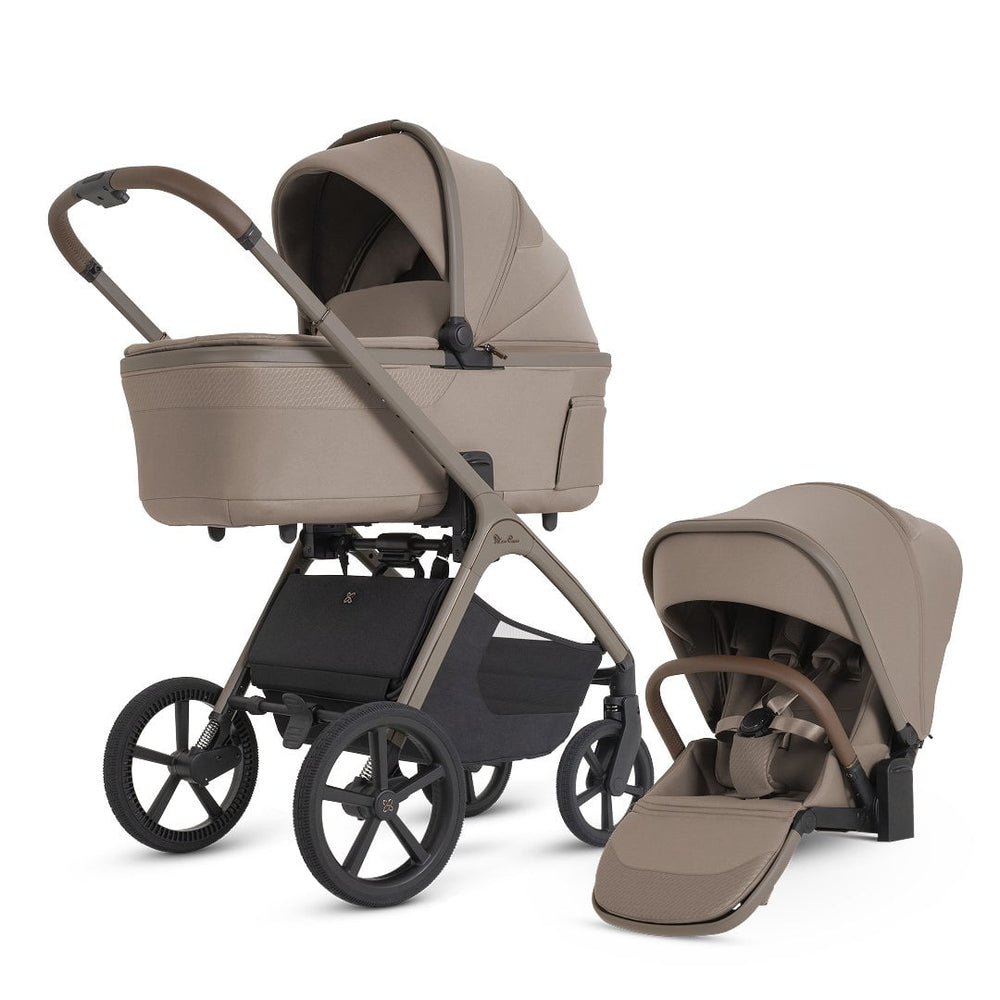 Silver Cross - Cove 2 - Full-Size All-Terrain Travel System with Bassinet