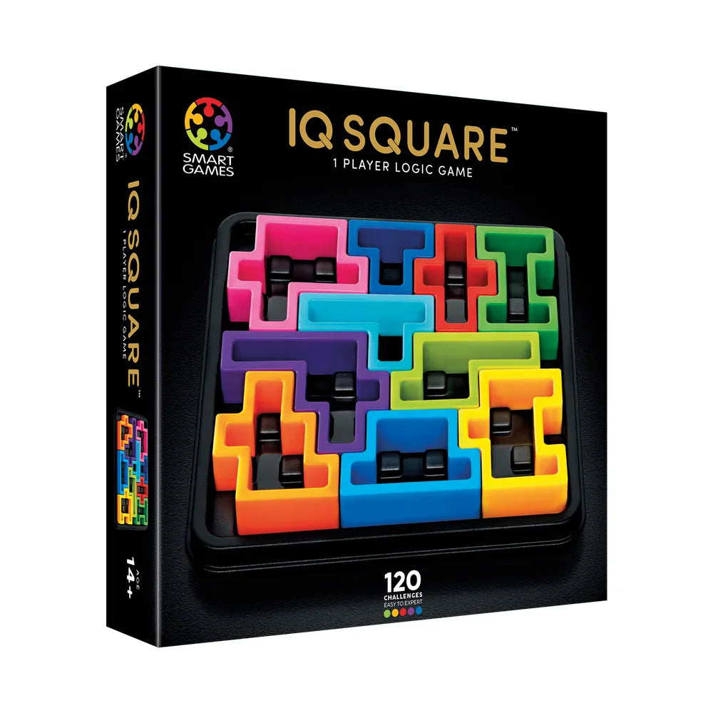 SmartGames - IQ Deluxe: Square - 120-Challenge Logic Puzzle Game