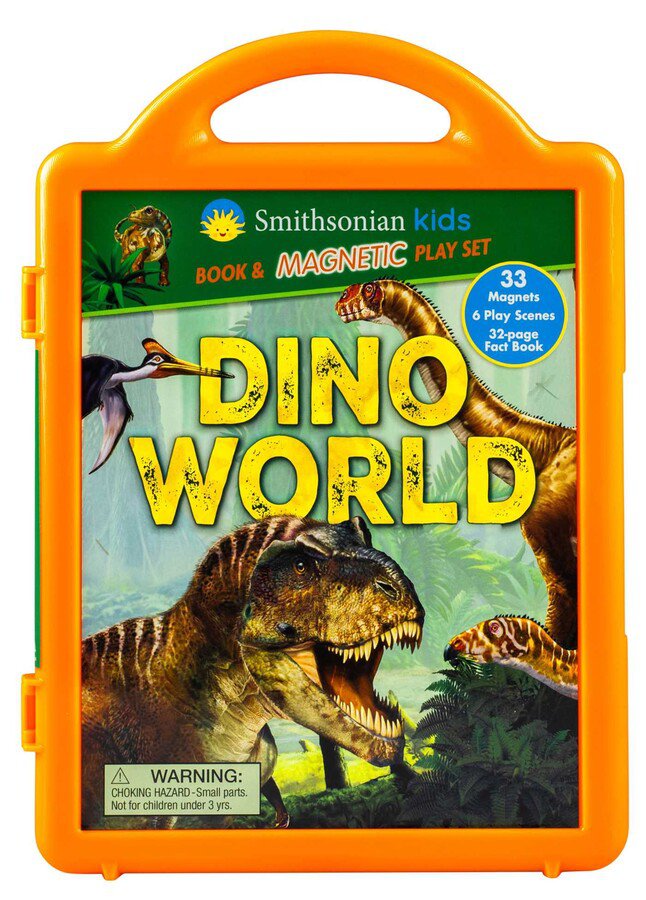 Smithsonian Kids: Dino World - Activity Book and Magnetic Play Set