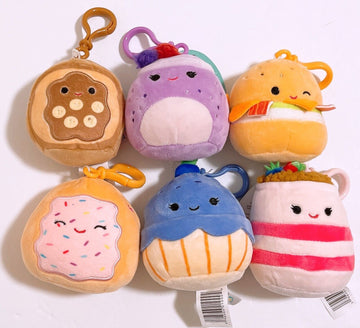 Squishmallows - 3.5''  Breakfast Food Squad Keychain Toddler Toys