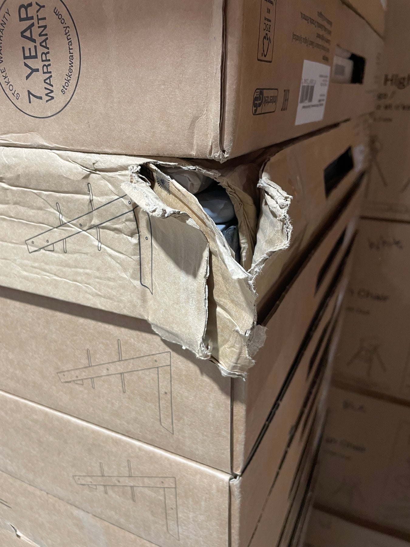 open box stokke tripp trapp Stokke - Tripp Trapp Chair - Storm Grey