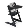 Stokke - Tripp Trapp High Chair Complete V2 Black With Anthracite Cushion High Chairs