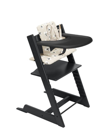 Stokke - Tripp Trapp High Chair Complete V2 / Black with Signature Mickey Cushion High Chairs