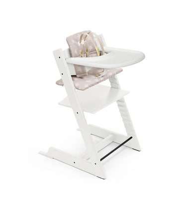 Stokke - Tripp Trapp High Chair Complete - White/Silver Stars - OPEN BOX High Chairs