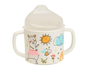 Sugarbooger - Sippy Cup - 6oz Clementine The Bear All Feeding