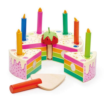 Tender Leaf - Rainbow Birthday Cake Toddler Toys