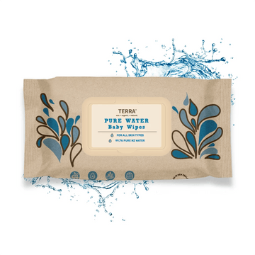 Terra - Bamboo Baby Wipes - Pure NZ Water Diapering & Potty