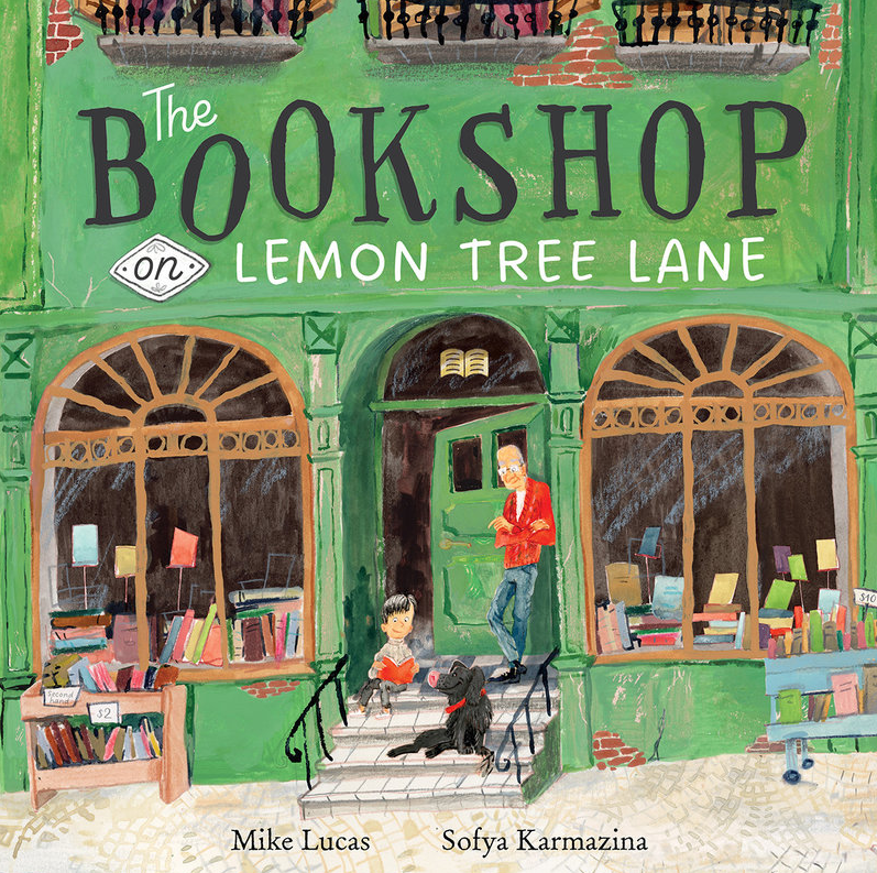 The Bookshop on Lemon Tree Lane - Hardcover Picture Book