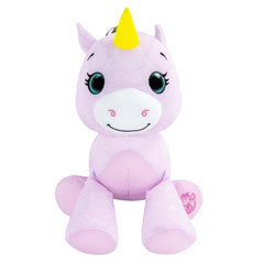 The Original Doodle Bear 14ʺ Plush Toy with 3 Washable Markers – Unicorn