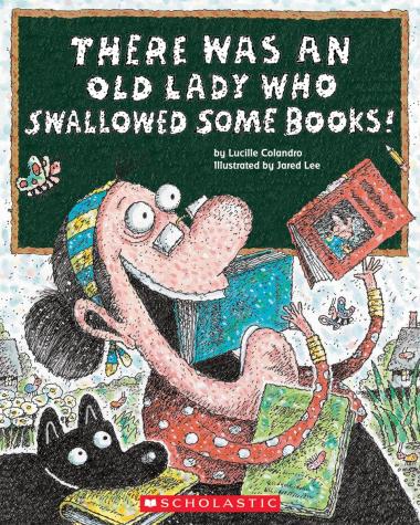 There Was an Old Lady Who Swallowed Some Books! - Paperback