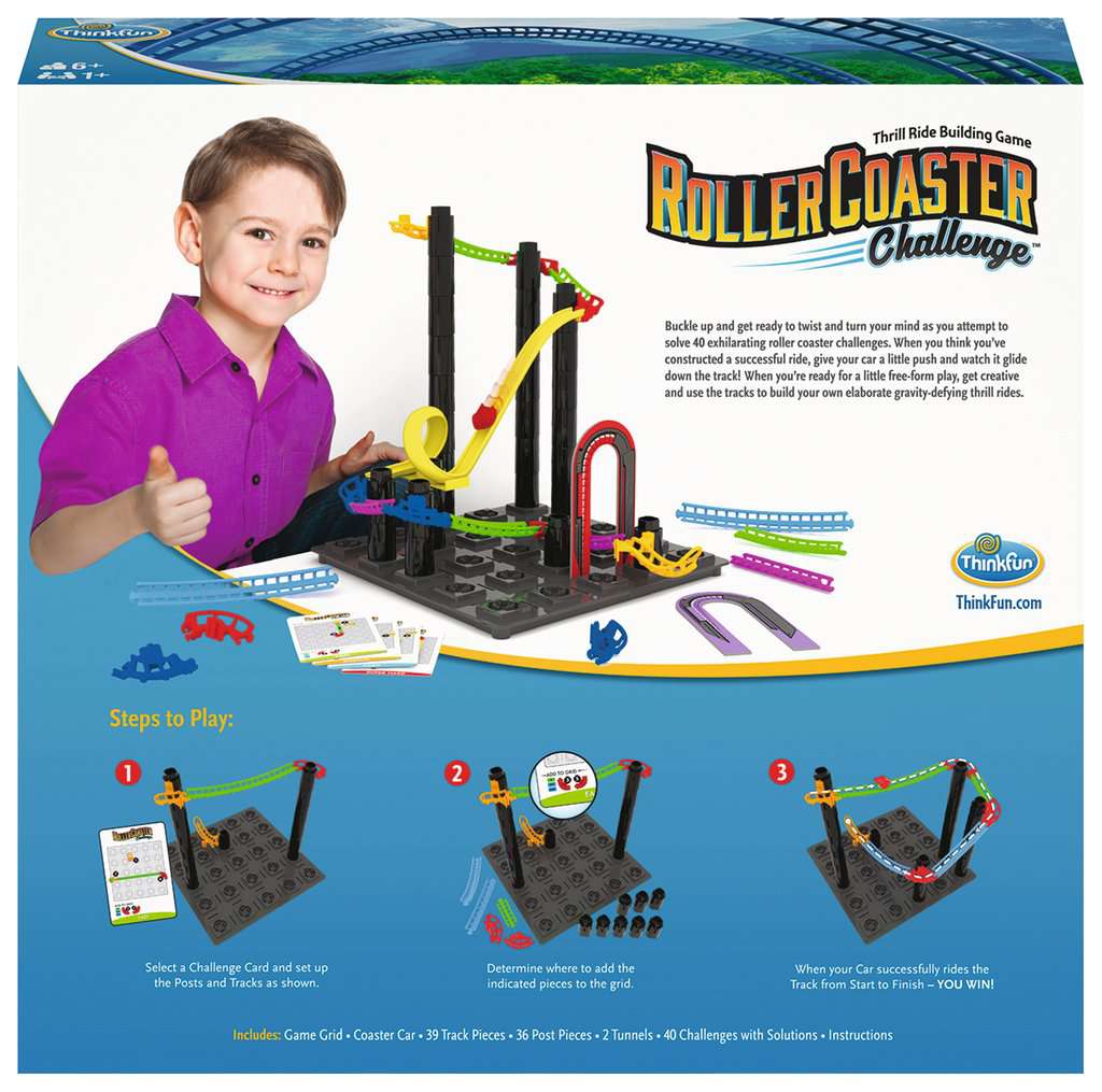 ThinkFun - Roller Coaster Challenge Building Game – Little Canadian