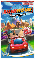 ThinkFun - Rush Hour - World Tour Magnetic Travel Puzzle