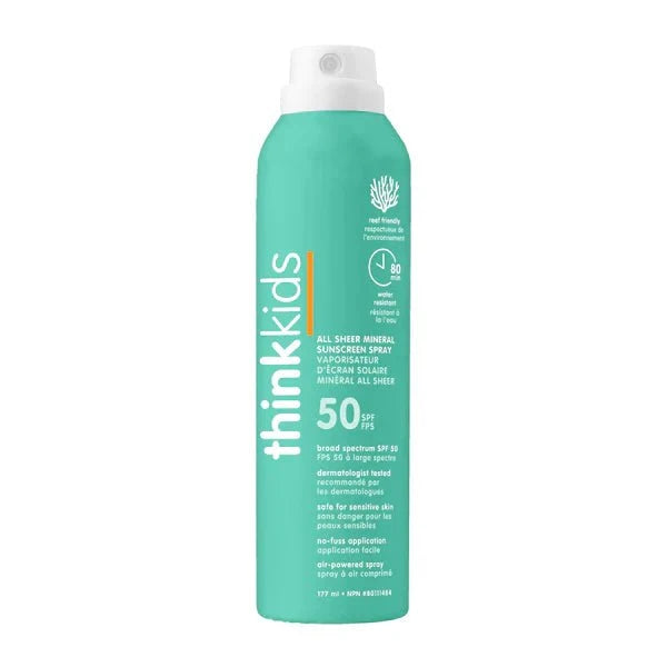 Thinksport Thinkbaby - Kids Clear Zinc Sunscreen Spray SPF 50