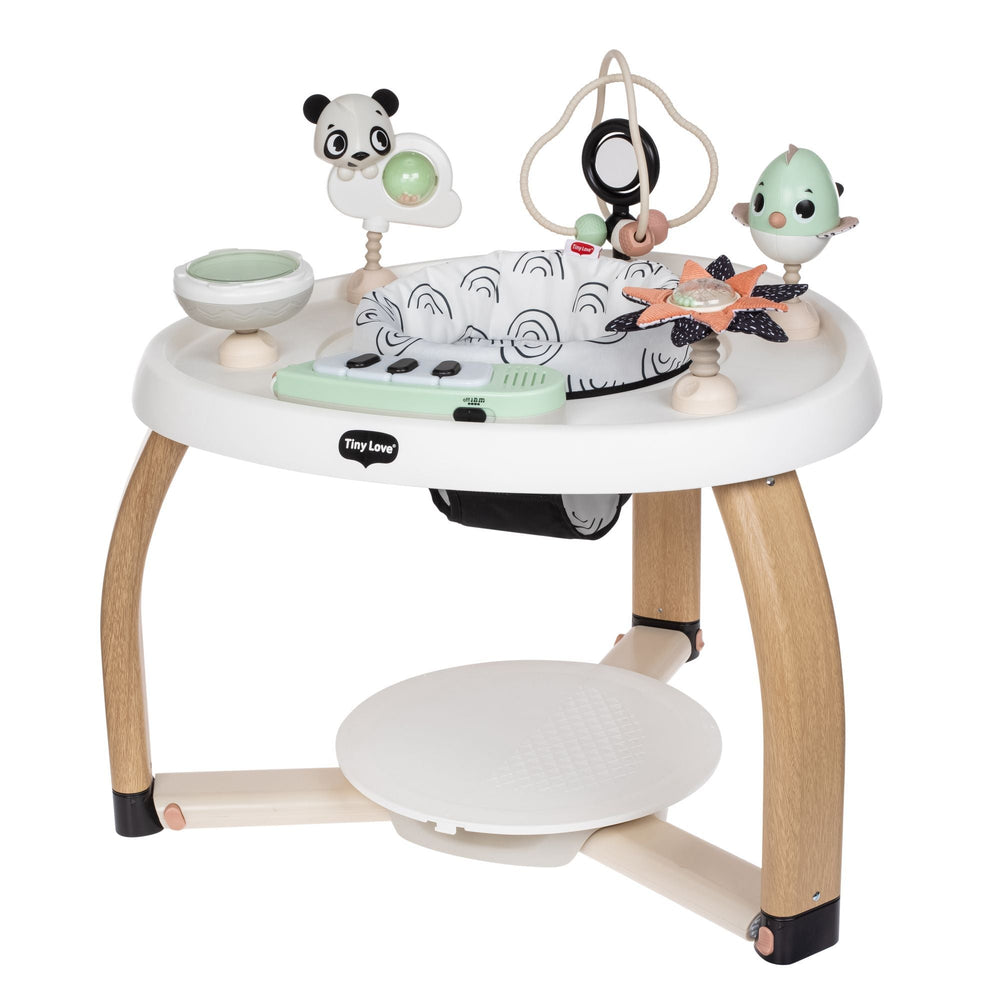 Tiny Love - 5-in-1 Here I Grow Stationary Activity Center- Black & White