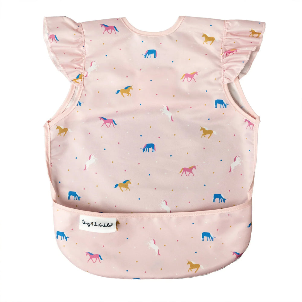 Tiny Twinkle - Mess-Proof Apron Bib - Ruffle