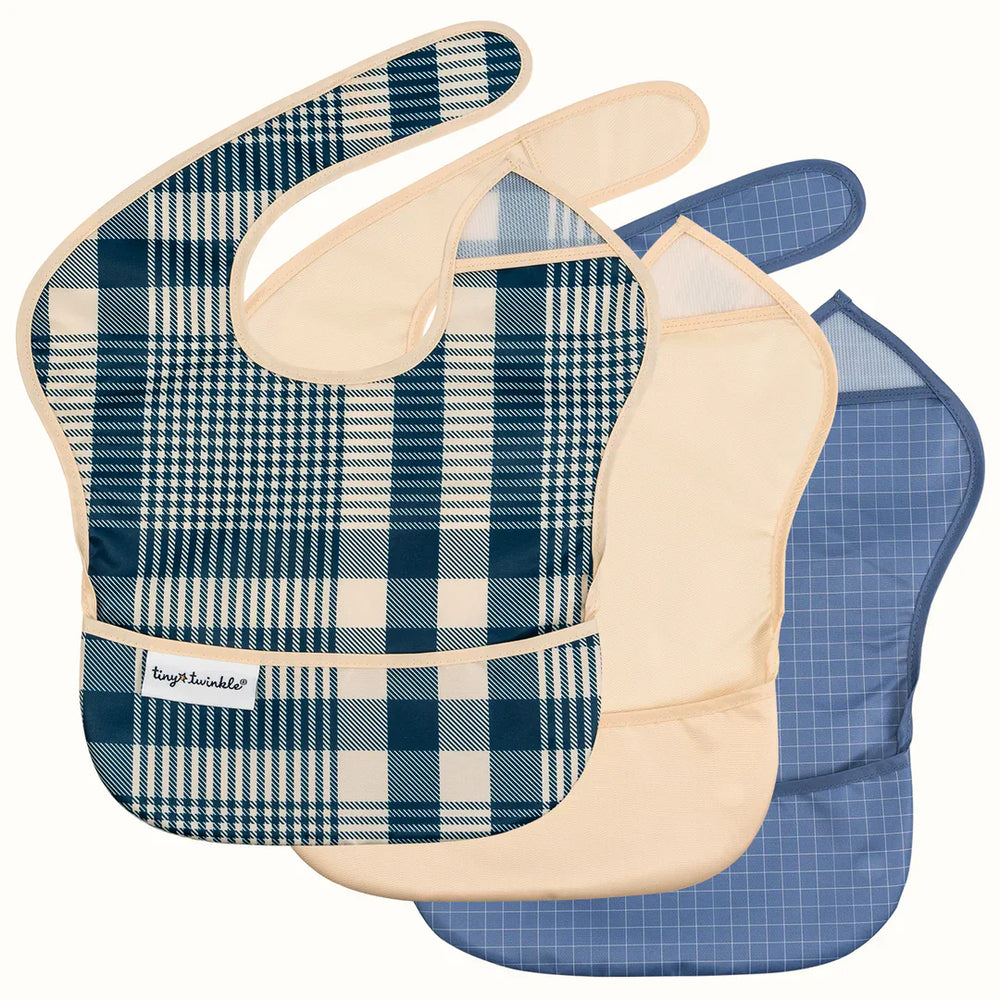 Tiny Twinkle - Mess-Proof Easy Bib - 3PK